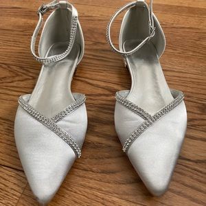 Silver Sparkle Dress Shoes